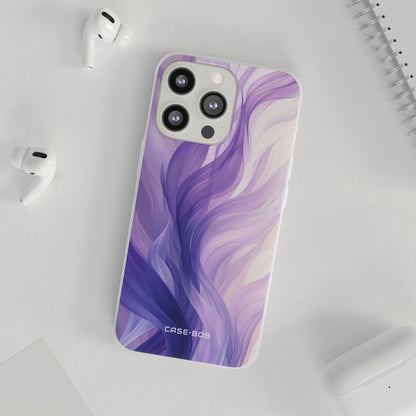 Purple Ribbon Waves iPhone 13 Pro - Soft