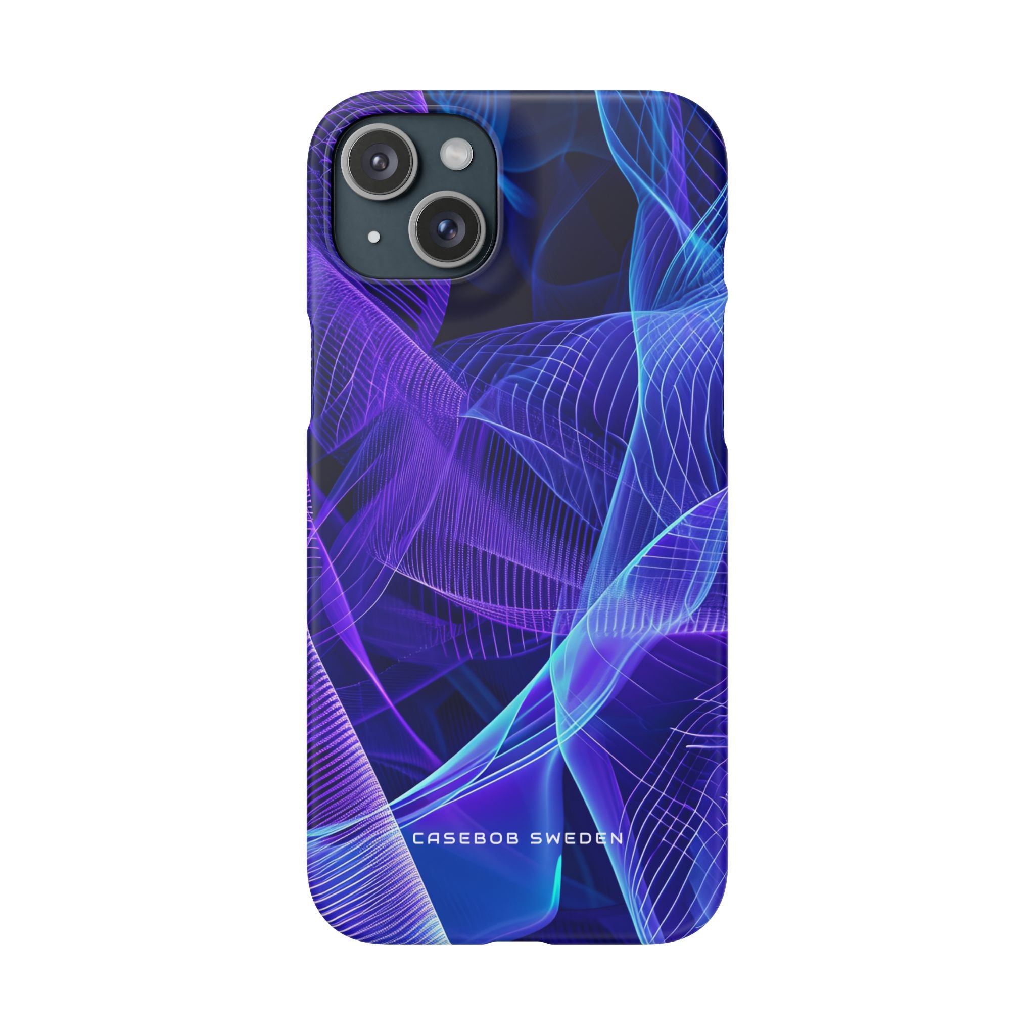 Gradient Flowscape iPhone 15 - Slim Phone Case