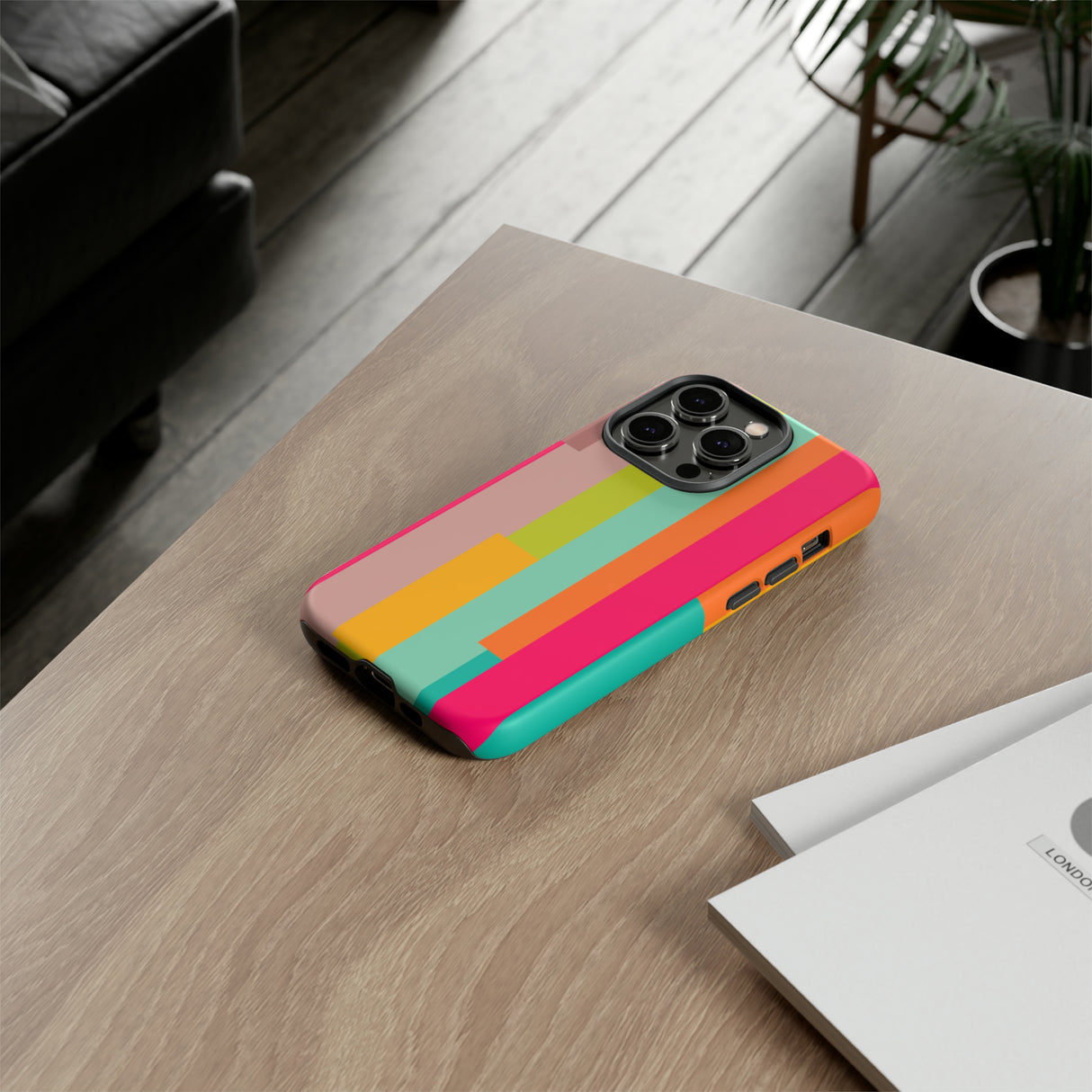 Geometrical Colorful - Protective Phone Case