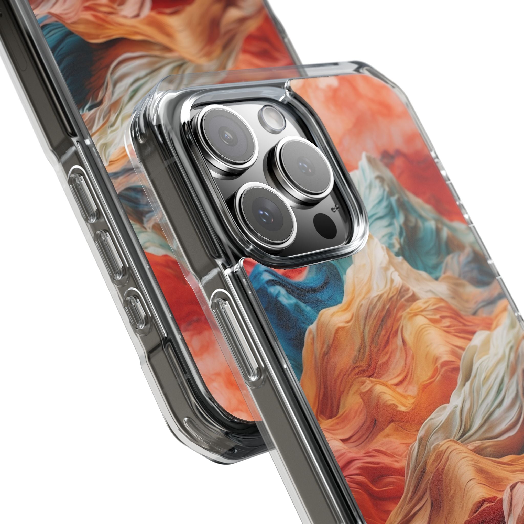 Fabric Peaks Cream iPhone 16 Pro Max Case - Impact