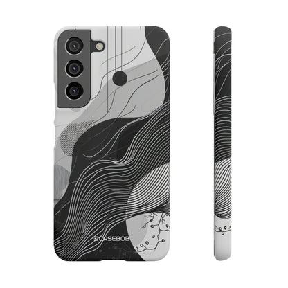 Monochrome Elegance | Slim Phone Case for Samsung