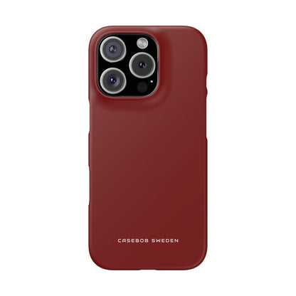 Maroon iPhone 16 - Slim Phone Case