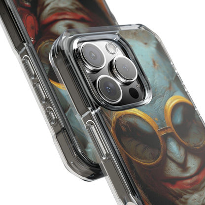 Steampunk Masked Adventurer iPhone 16 - Impact Clear+