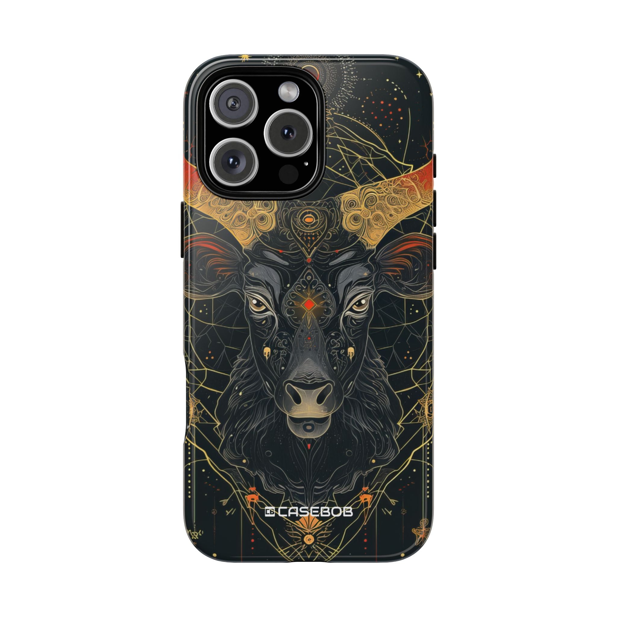 Mystical Bull: Cosmic Geometry - for iPhone 16