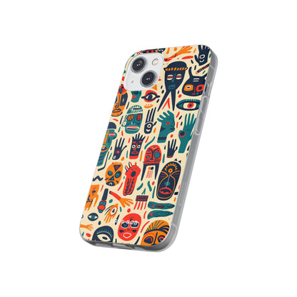 Vivid Faces iPhone 14 Case - Soft