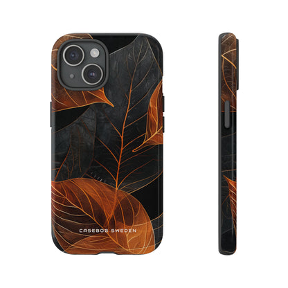 Autumn Leaf Elegance iPhone 15 - Tough Phone Case