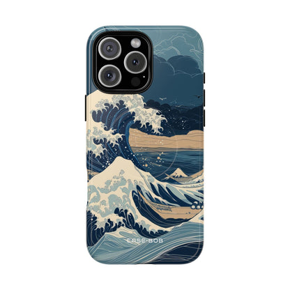 Cresting Blue Wave iPhone 16 Pro Max Case - Tough+