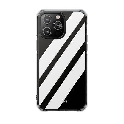 Monochrome Diagonal Symmetry iPhone Case - Impact