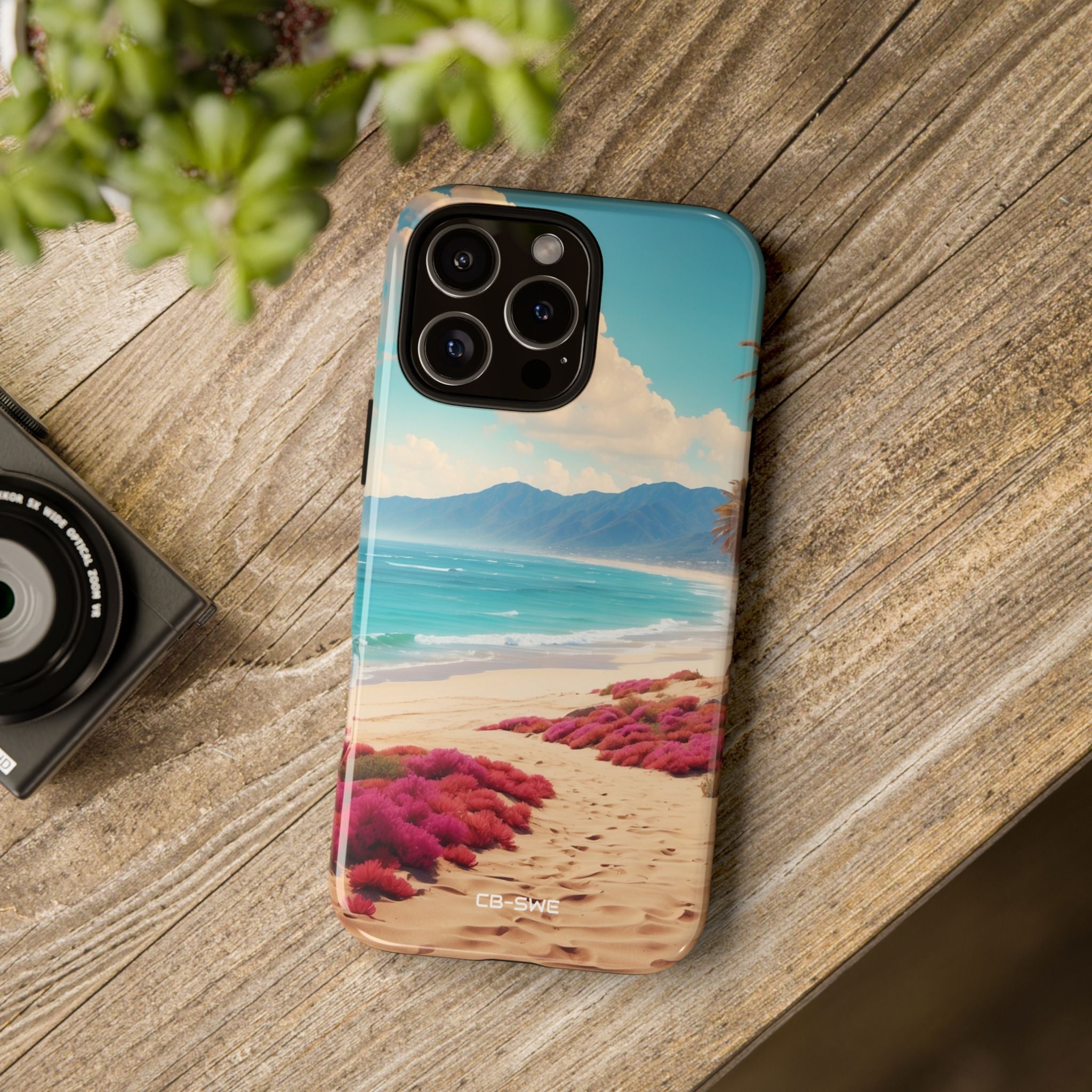 Footprints Trace Sand - iPhone Case