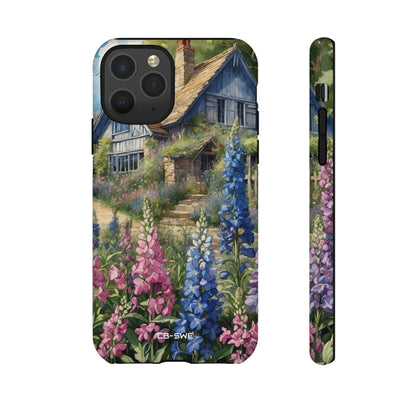 Cottage Surrounded Blossoms - iPhone Case