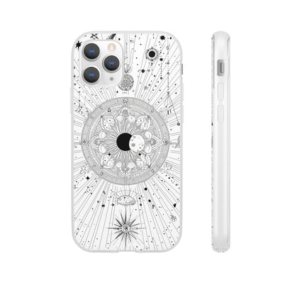 Celestial Mandala Mystique | Flexible Phone Case for iPhone