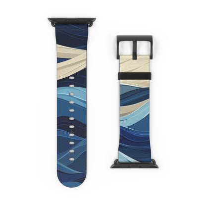 Blue Wave Flow - Watch Band