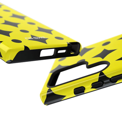Vibrant Geometric Black Triangle Star Samsung S24 - Tough
