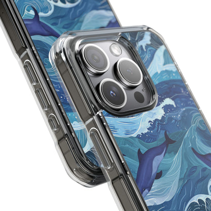 Dolphin Waves iPhone 15 Pro Case - Impact