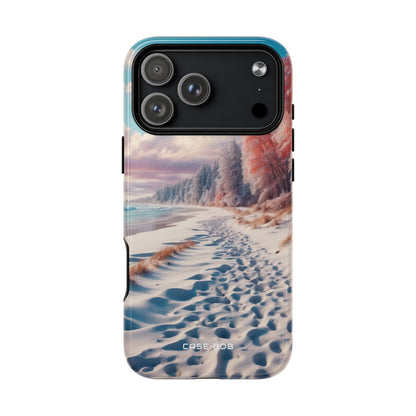 Snowy Footprints iPhone 17 Pro Max Case - Tough+