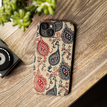 Vintage Paisley Elegance iPhone 15 - Tough Phone Case