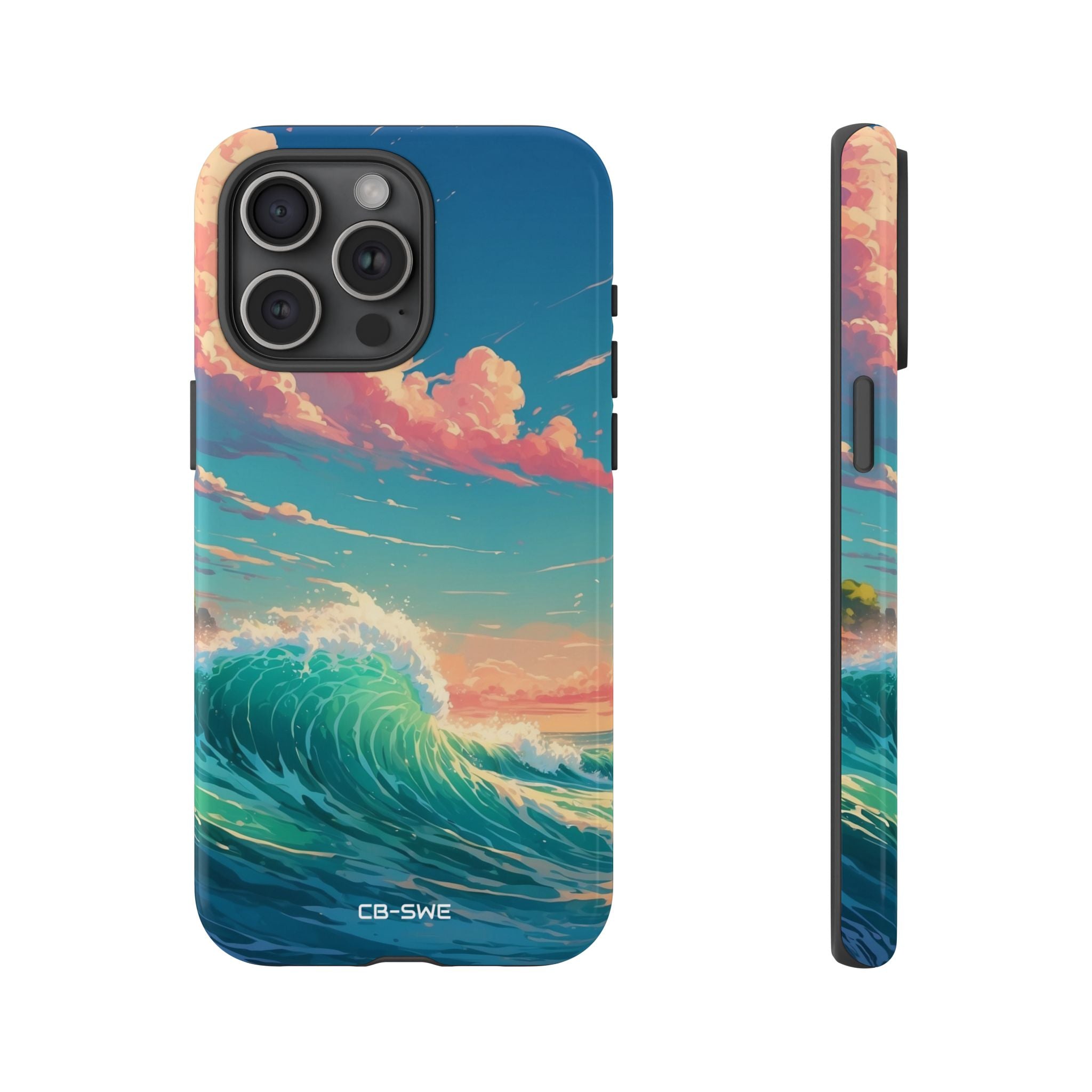 Waves Embrace Sunlight - iPhone Case