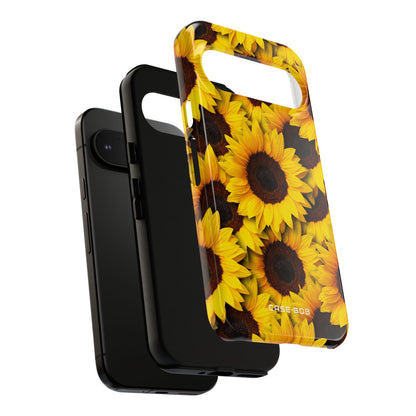 Sunflower Glow Google Pixel 9 Pro Case - Tough