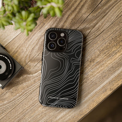 Contour Waveform Flow iPhone 16 - Tough Phone Case