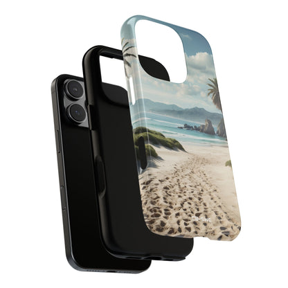 Footprints Trace Sand - iPhone Case