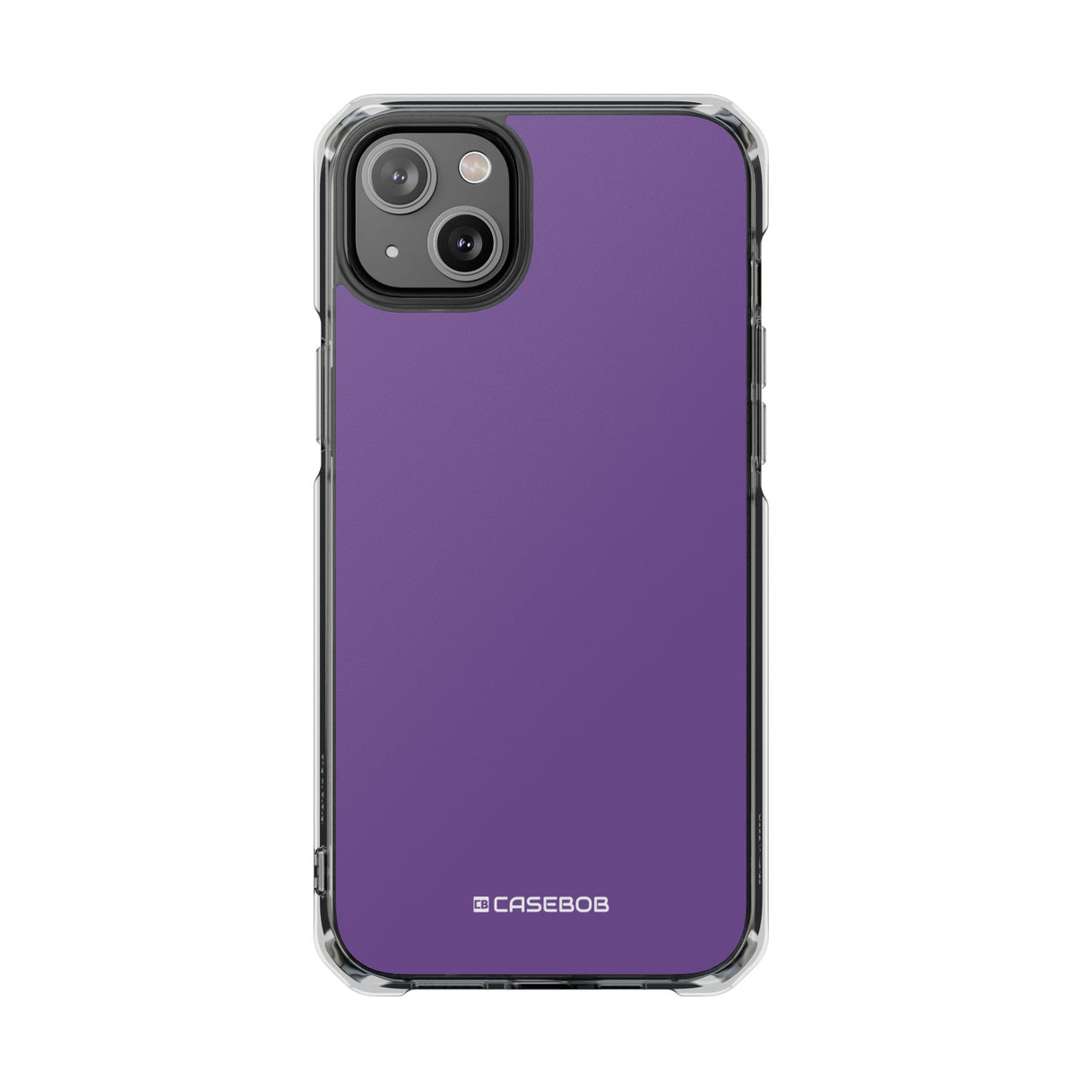 Dark Lavender | Handyhülle für iPhone (Clear Impact Case - Magnetisch)