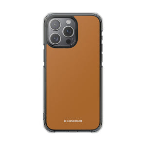 Copper Color | Phone Case for iPhone (Clear Impact Case - Magnetic)