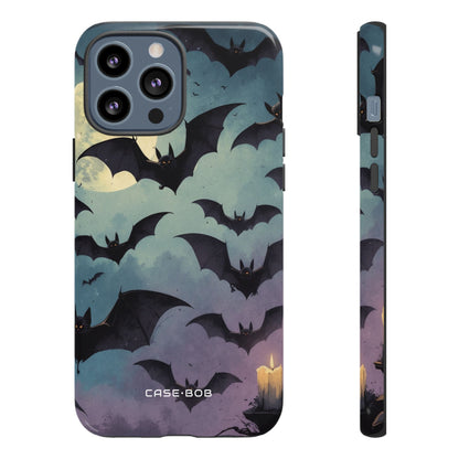 Glowing Bat Swarm iPhone 13 Pro Max Case - Tough