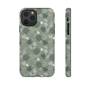 Jungle Green Leaf - Protective Phone Case