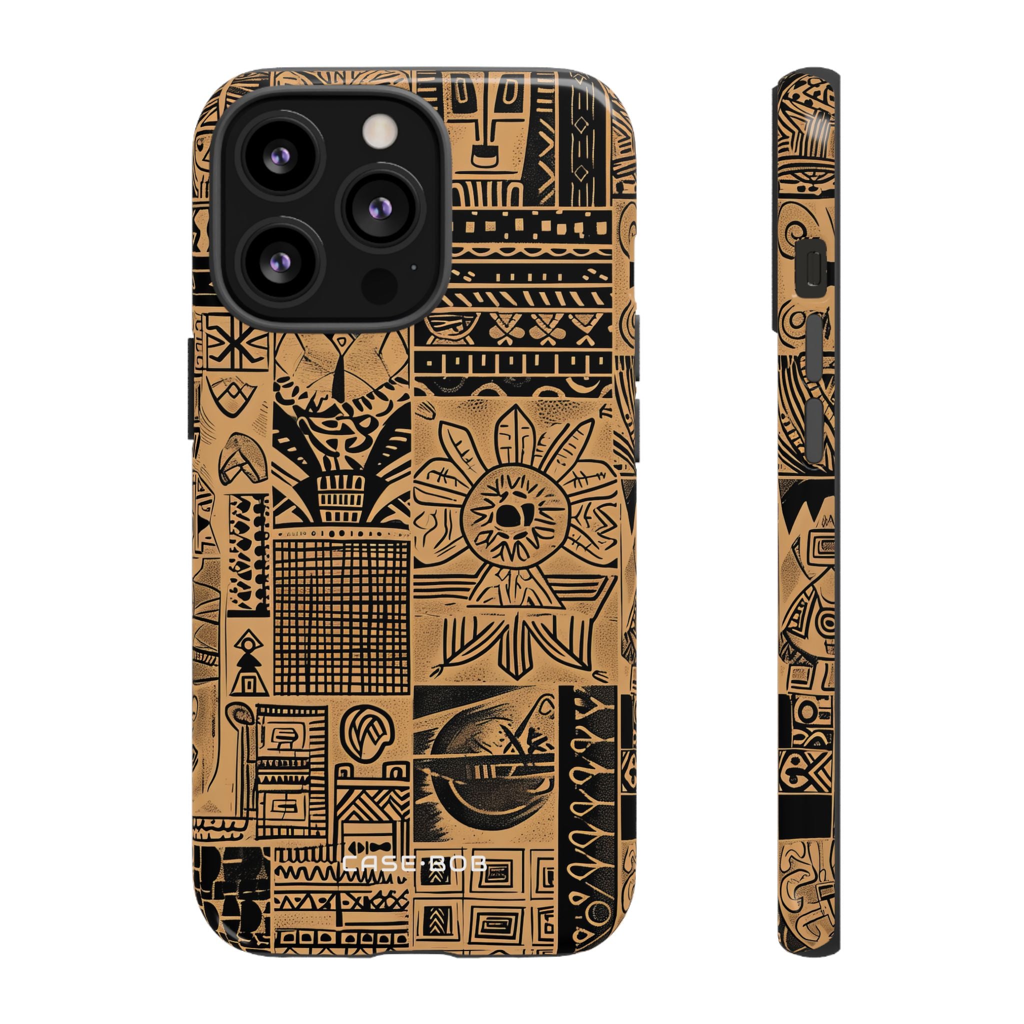 Tribal Faces iPhone 13 Pro Case - Tough