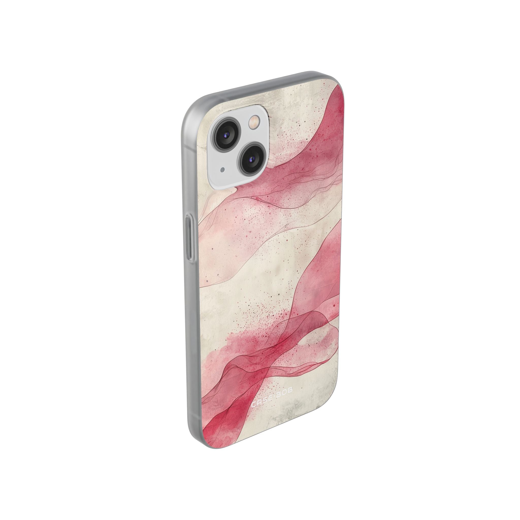 Crimson Waves iPhone 14 Case - Soft