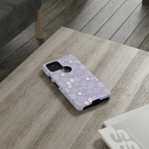 Purple Mona Leaf - Protective Phone Case