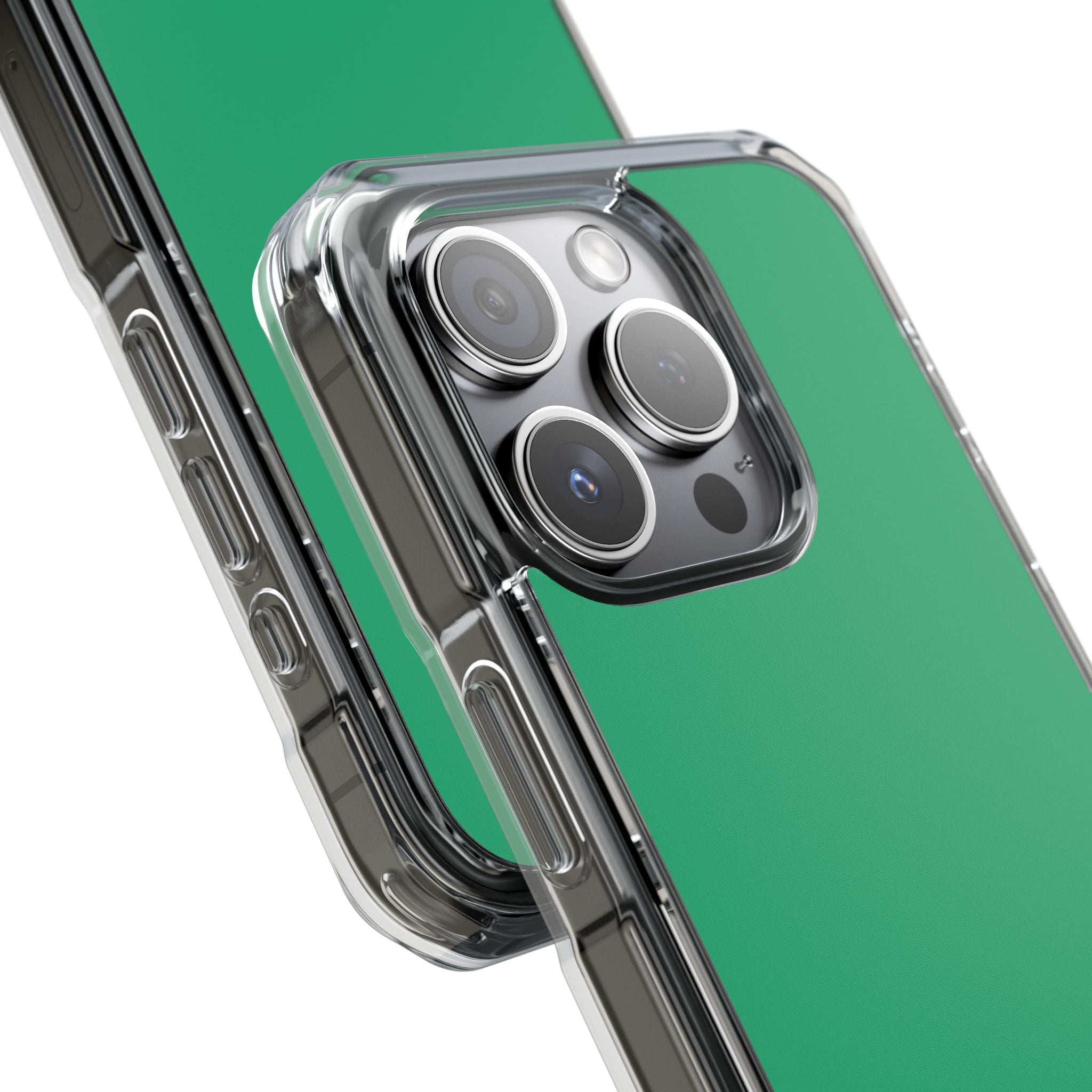 Crayola Green - Clear Impact Case for iPhone