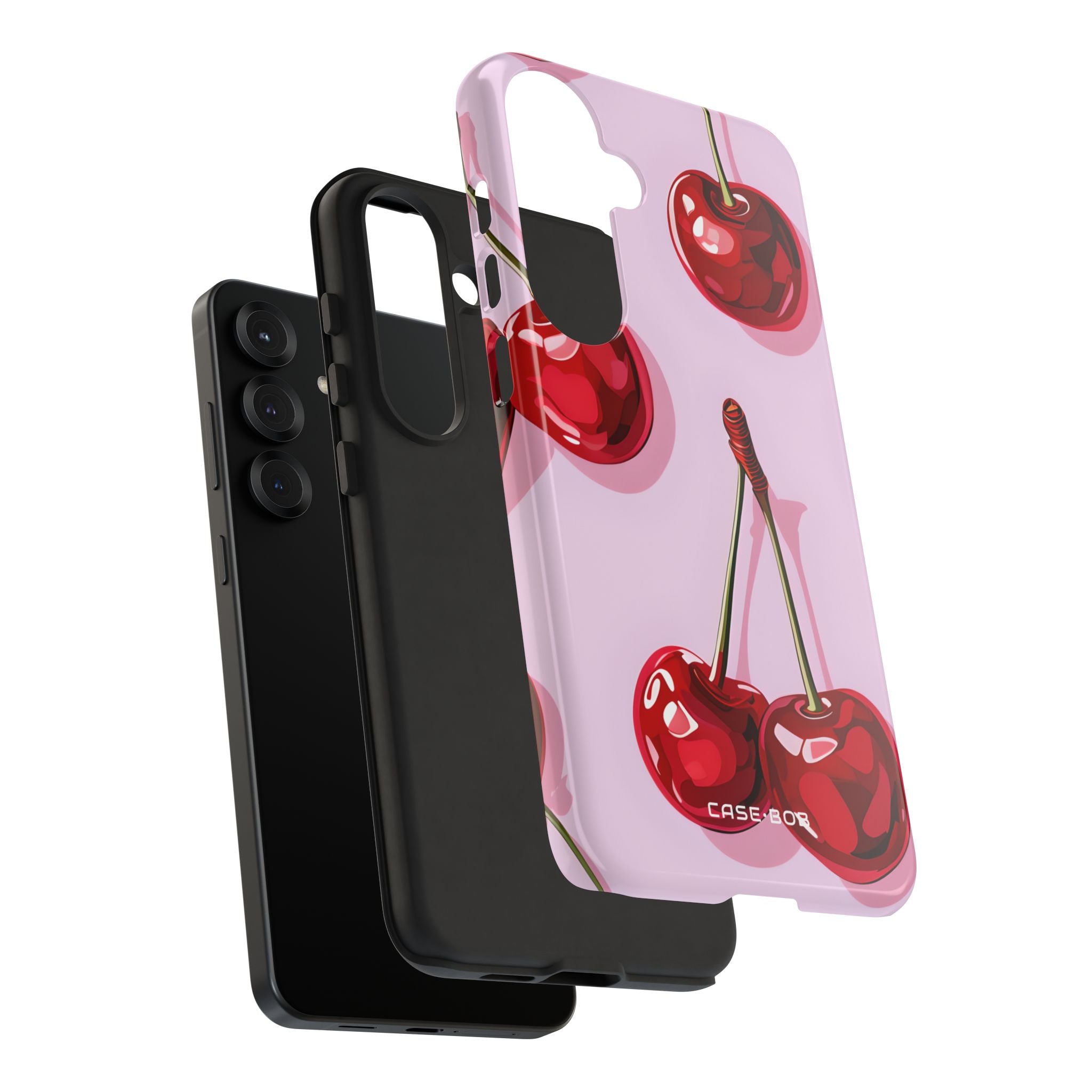 Glossy Cherry Burst Samsung S25 Plus Case - Tough