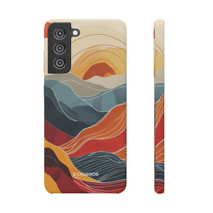 Sunset Waves | Slim Phone Case for Samsung