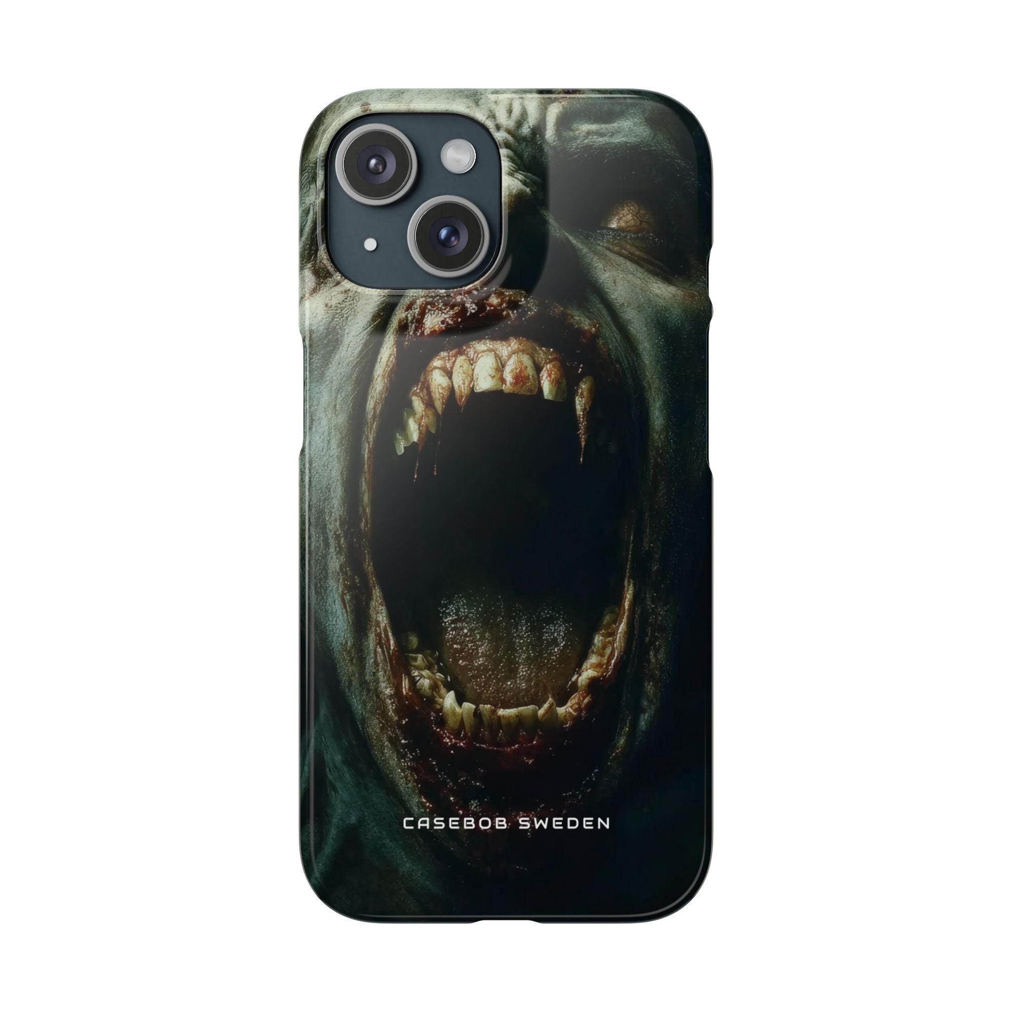 Gothic Wail of Decay iPhone 15 - Slim Phone Case