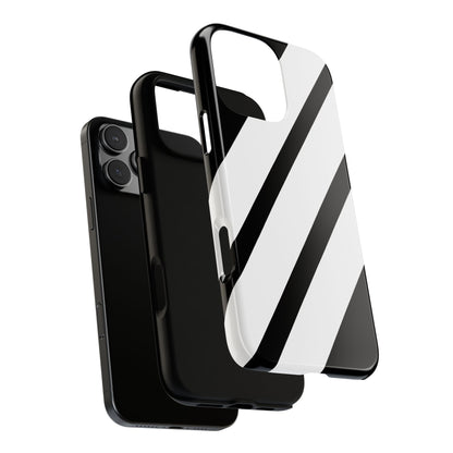 Monochrome Diagonal Symmetry - iPhone Case