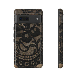 Broomrose Gothic Flower - Protective Phone Case