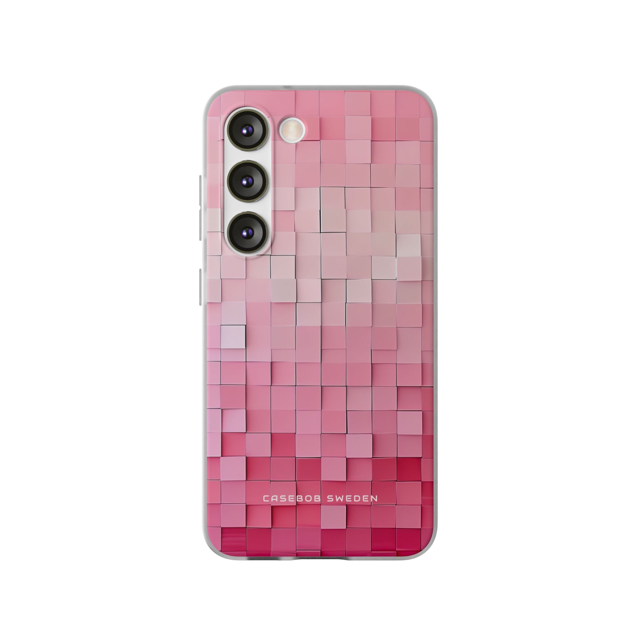 Farbverlauf Rosa Mosaik Samsung S23 - Flexi Handyhülle