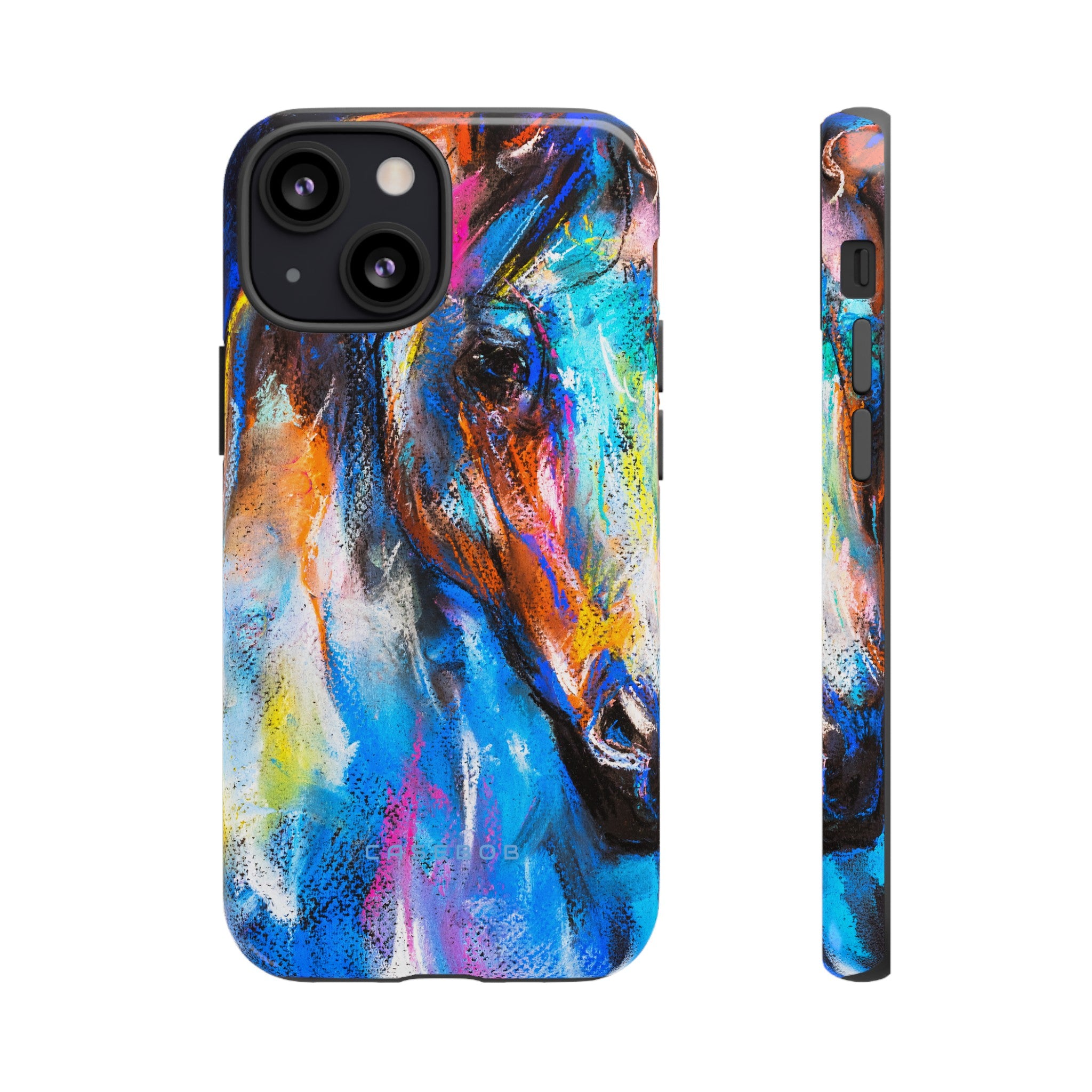 Original Pastel Horse - Protective Phone Case