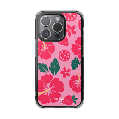Tropical Hibiscus Harmony iPhone Case - Impact