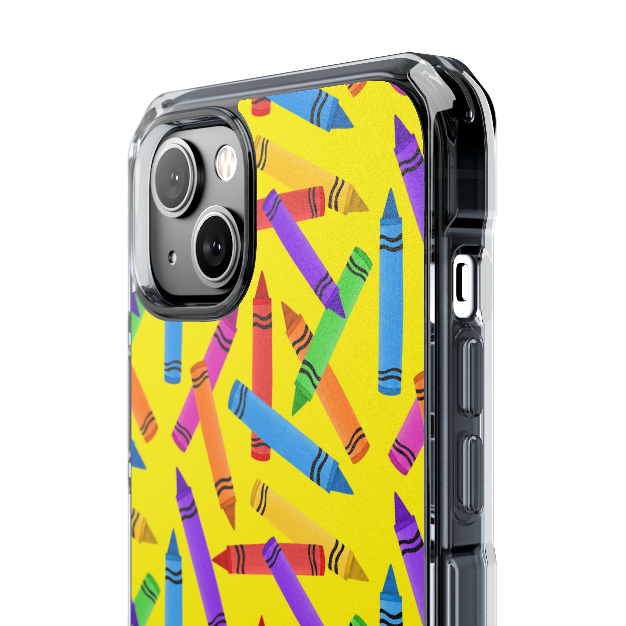 Crayons Scatter Playfully iPhone Case - Impact