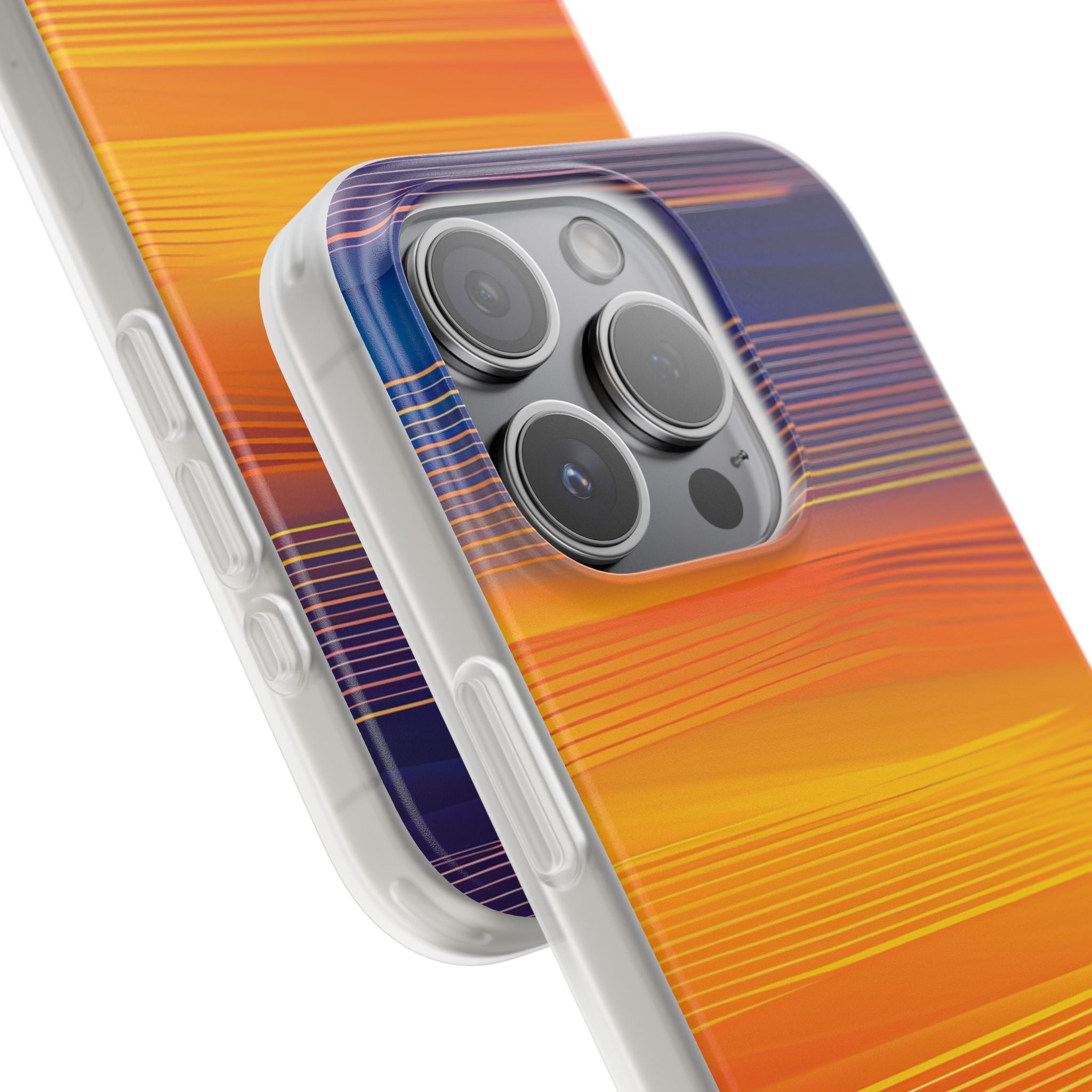 Gradient Sunset Flow iPhone 15 - Flexi Phone Case