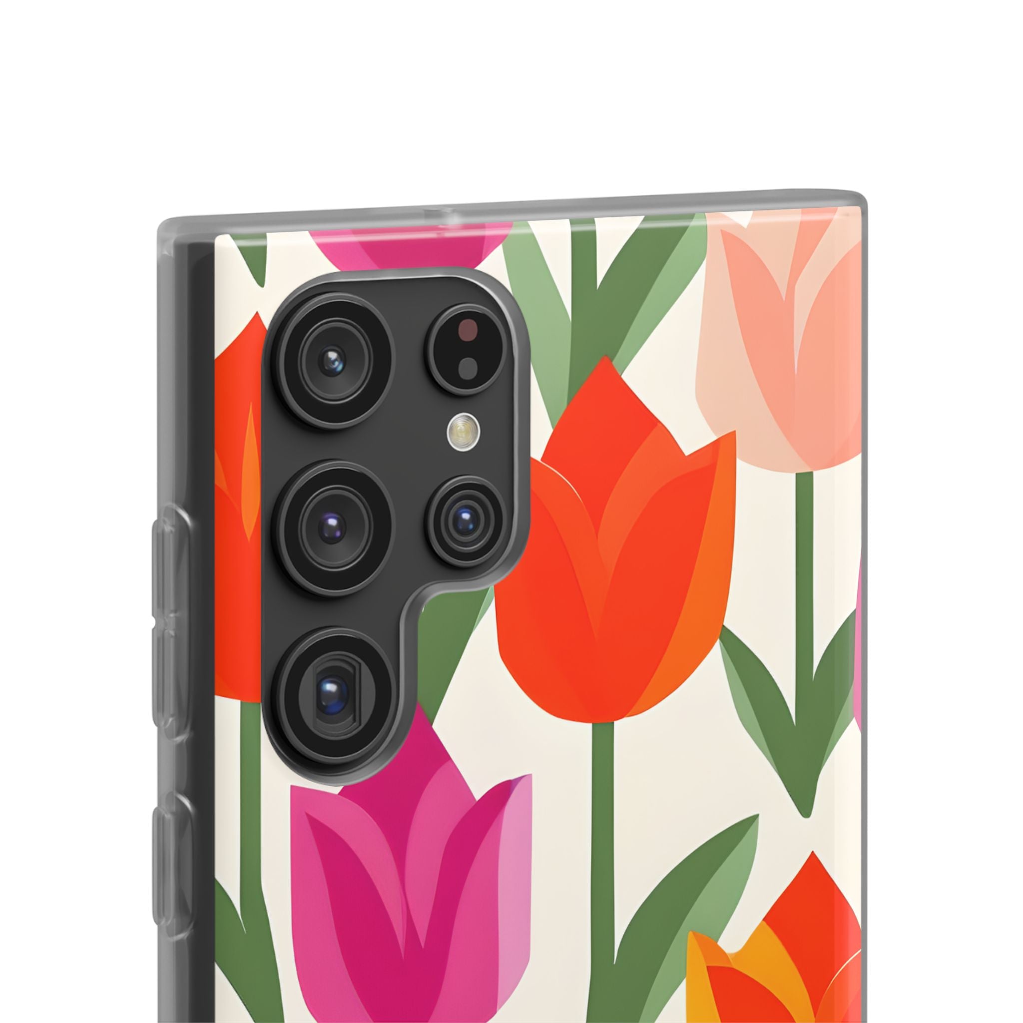 Tulip Harmony Green Samsung S22 Ultra - Soft Case