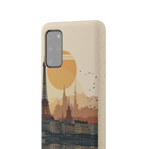 Parisian Sunset Serenity | Biodegradable Phone Case