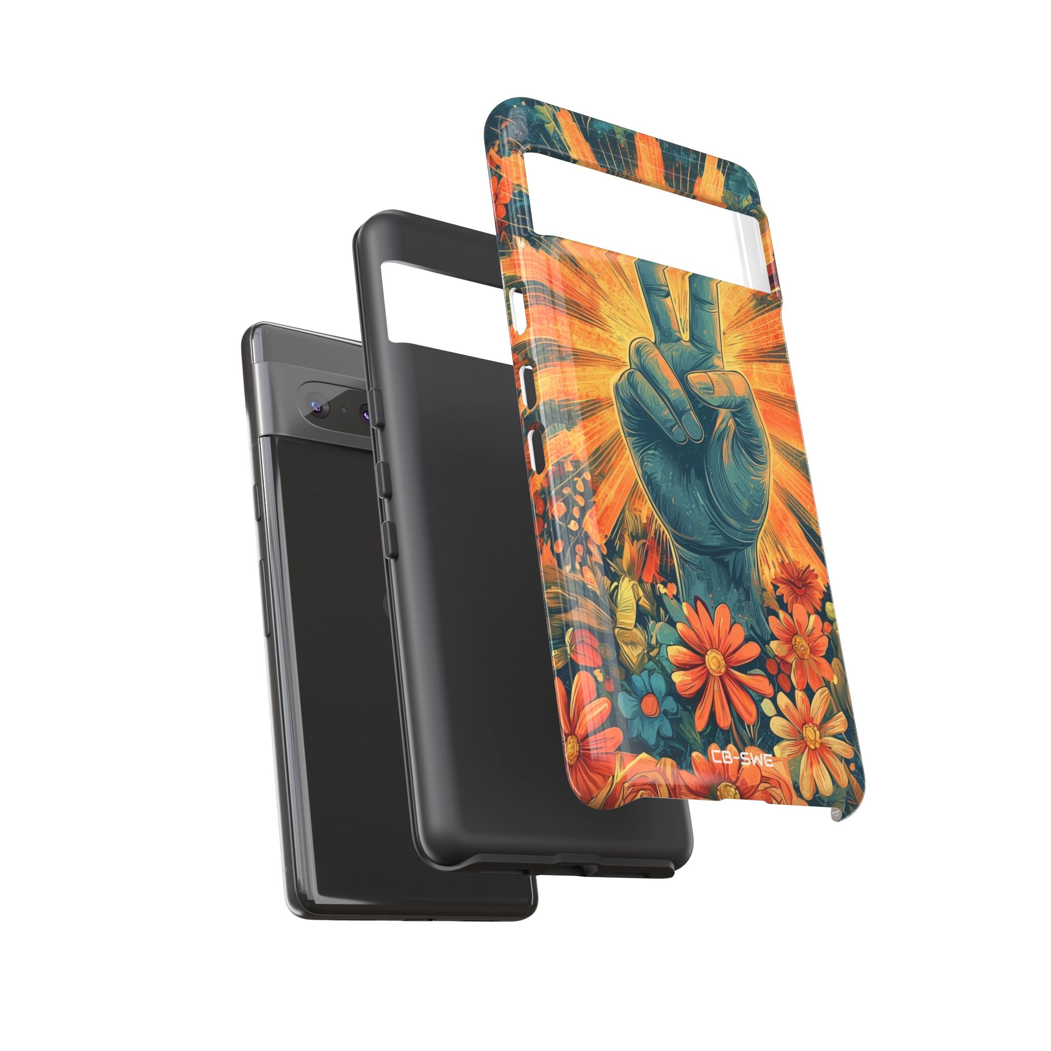 Flowers Embrace Peace - Google Pixel Case