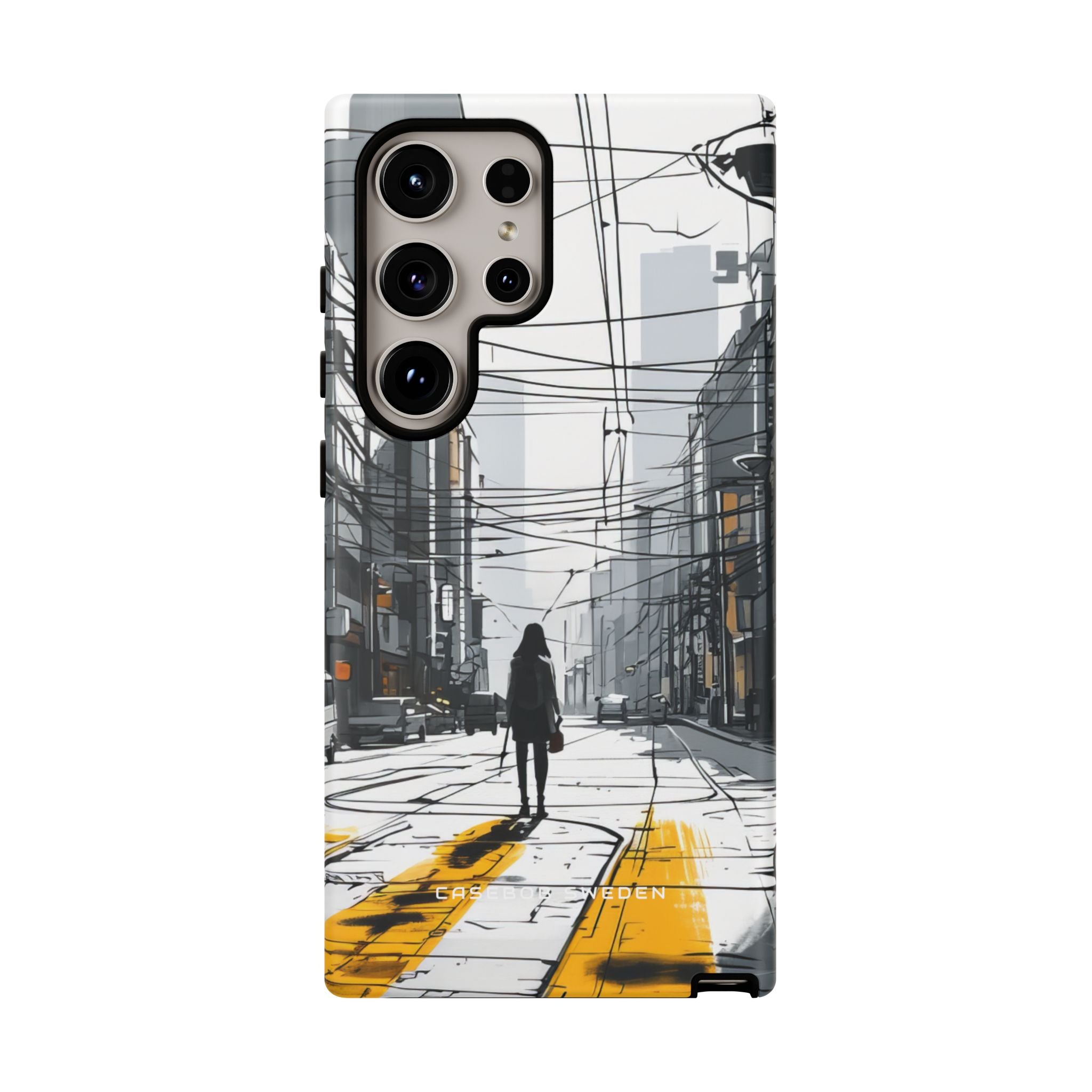 Urban Noir Streetscape Samsung S24 - Tough Phone Case