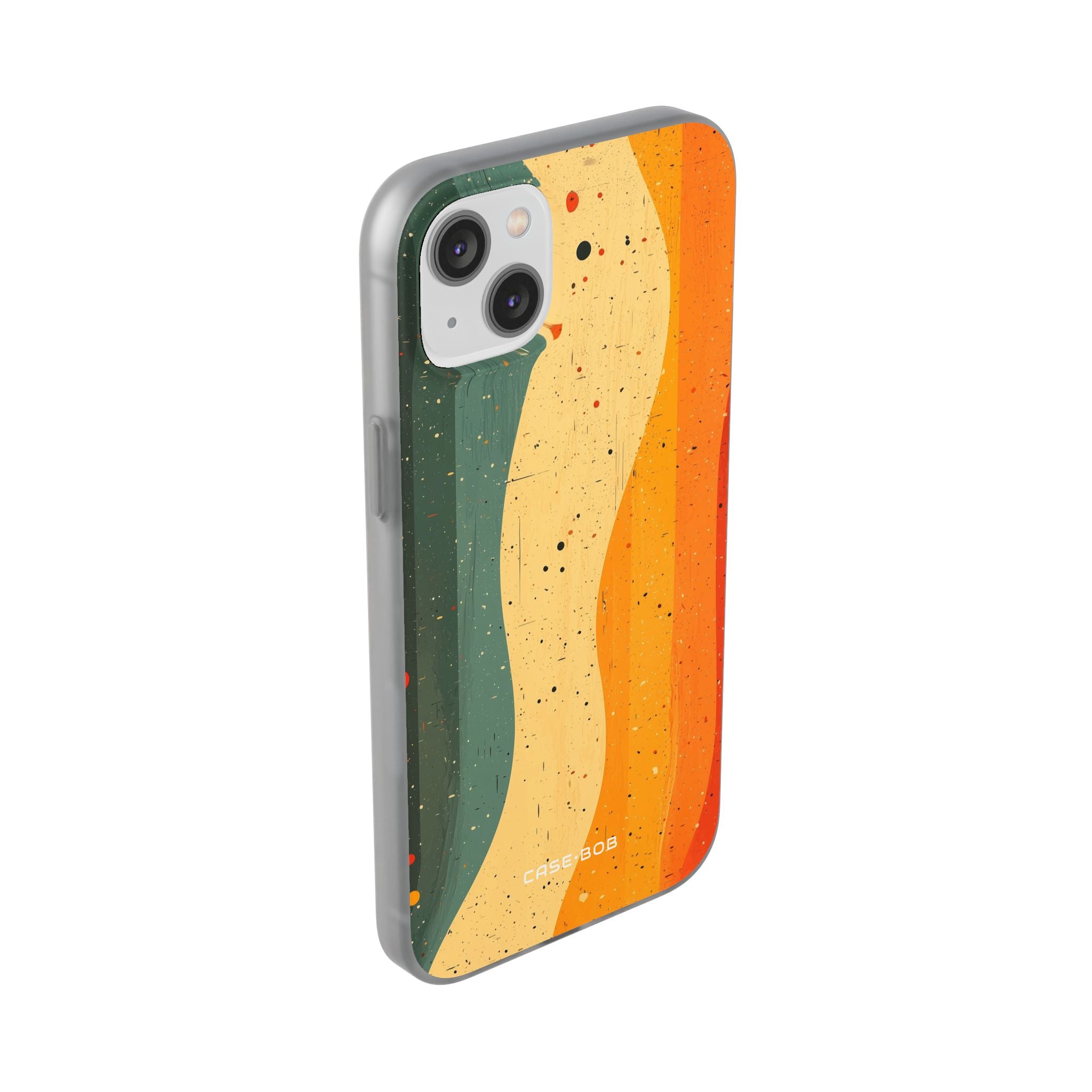 Wavy Forest Veil iPhone 14 Plus Case - Soft