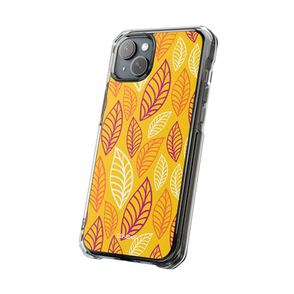 Vibrant Leaf Symphony iPhone Case - Impact