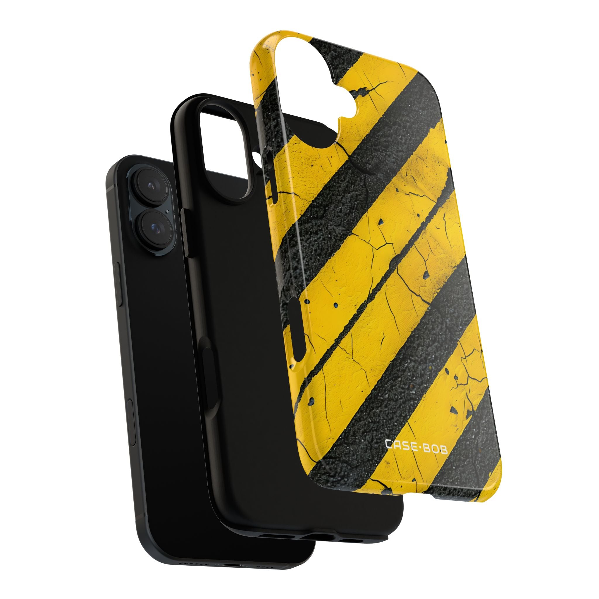Cracked Caution iPhone 16 Plus Case - Tough