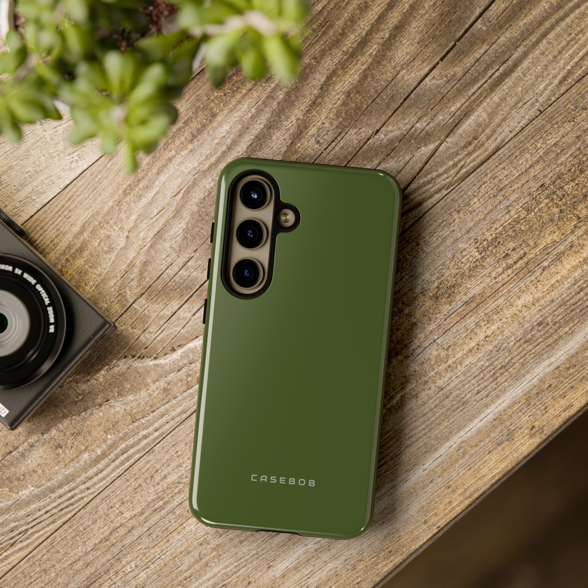 Dark Green Moss - Protective Phone Case